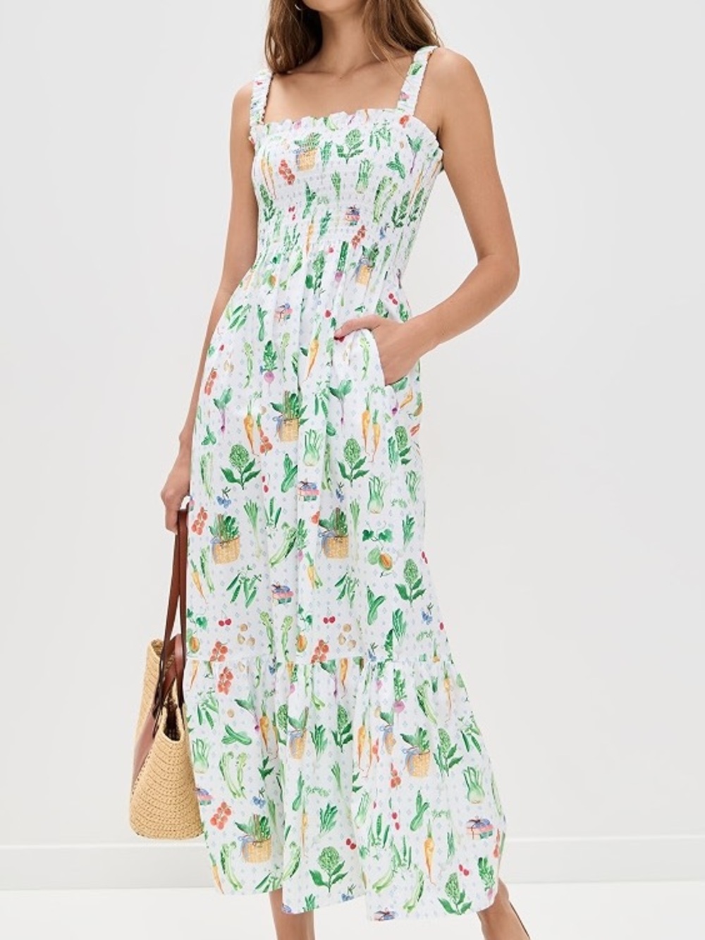 Hill House Nap Maxi Dress Farmer’s Market Print